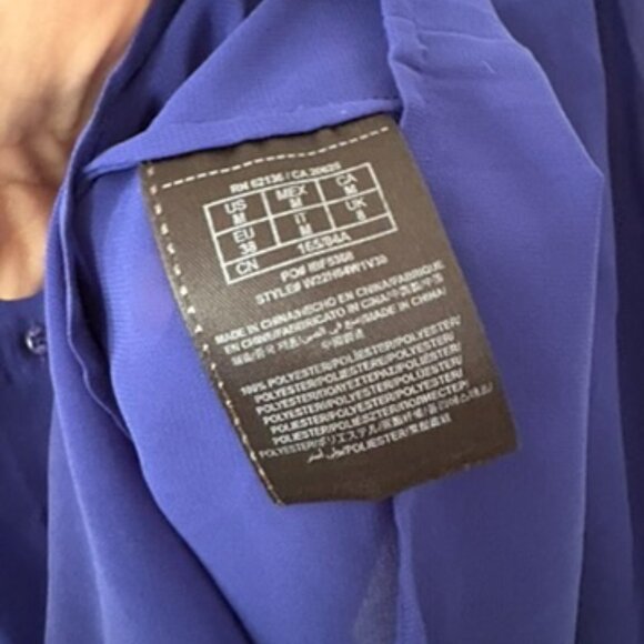 Guess blue blouse - Picture 5 of 5